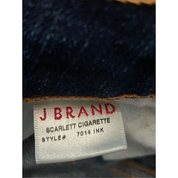 J Brand Scarlett Cigarette Jeans Dark Wash Women’s Size 27 Waist - Picture 4 of 7